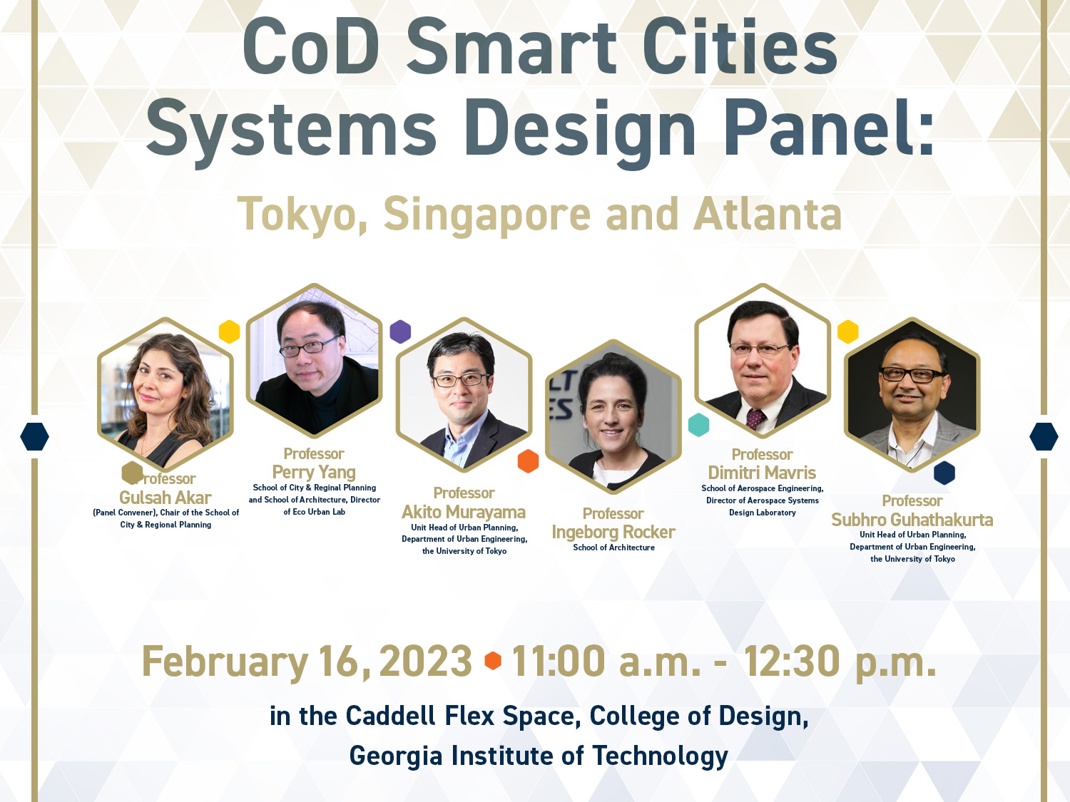 College Of Design Smart Cities Panel Graduate Education